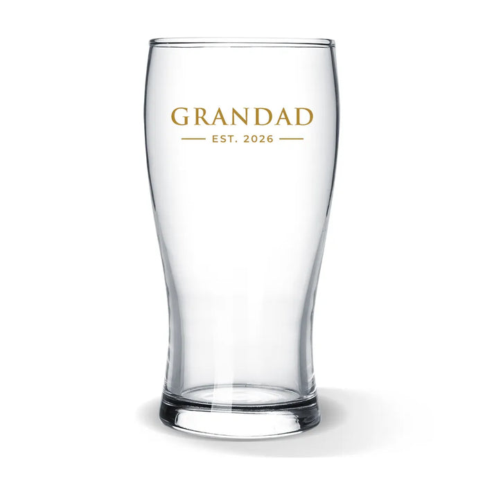 Established Coloured Standard Beer Glass