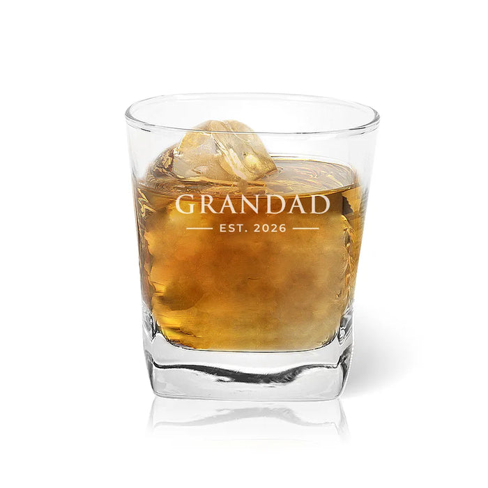Established Engraved Tumbler Glass