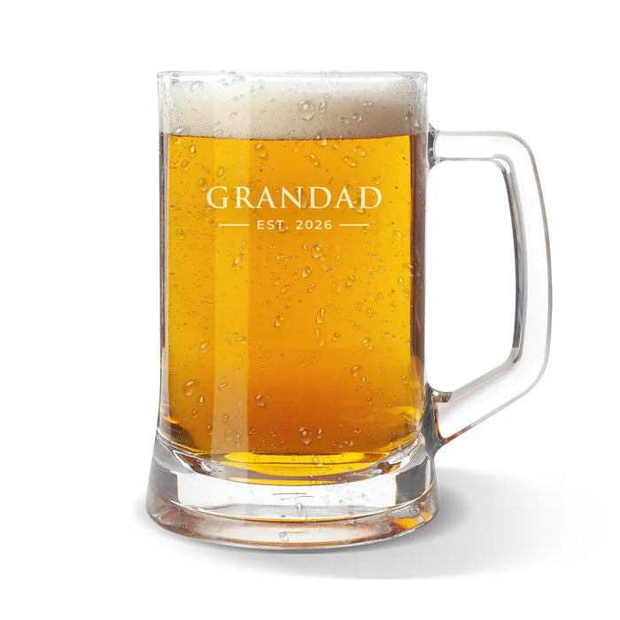 Established Glass Beer Mug