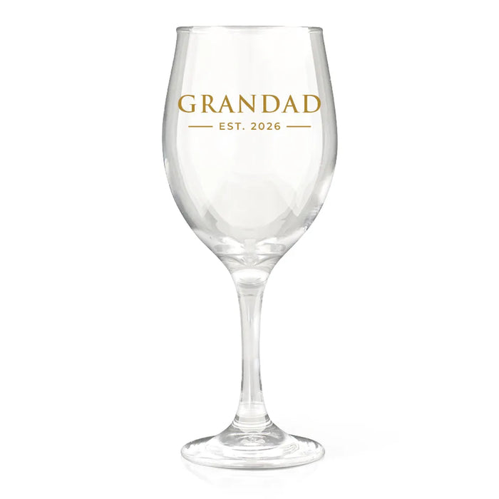 Established Coloured Wine Glass