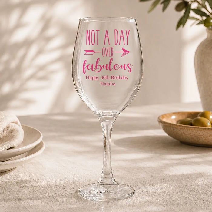 Fabulous Coloured Wine Glass