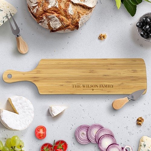 Family Long Bamboo Serving Board