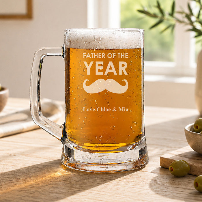 Father Glass Beer Mug