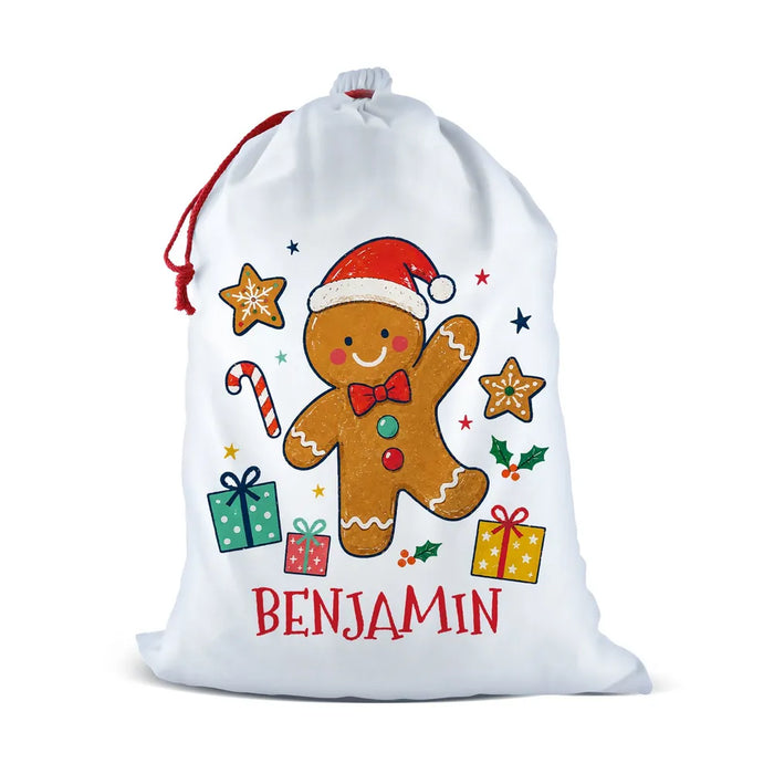 Gingerbread Santa Sack