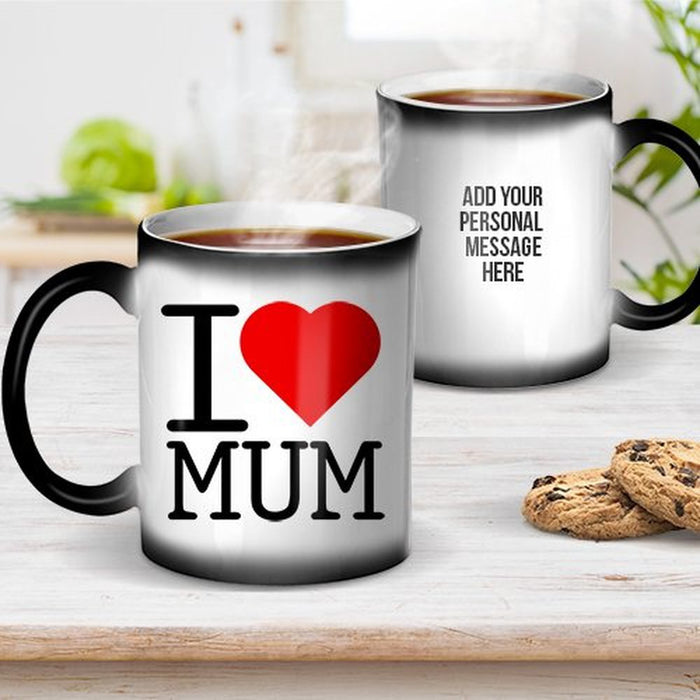 I Love Mum Ceramic Magic Mug