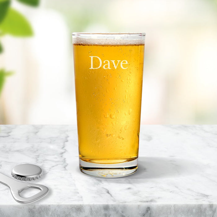 Name Engraved Pint Glass