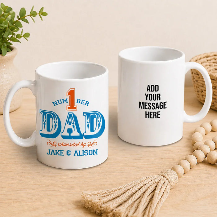 Number 1 Dad Coffee Mug