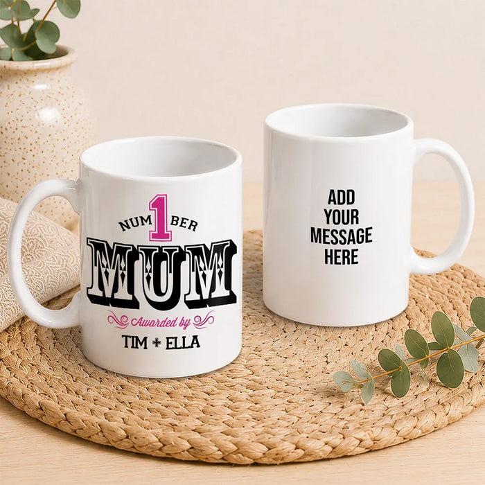 Number 1 Mum Coffee Mug