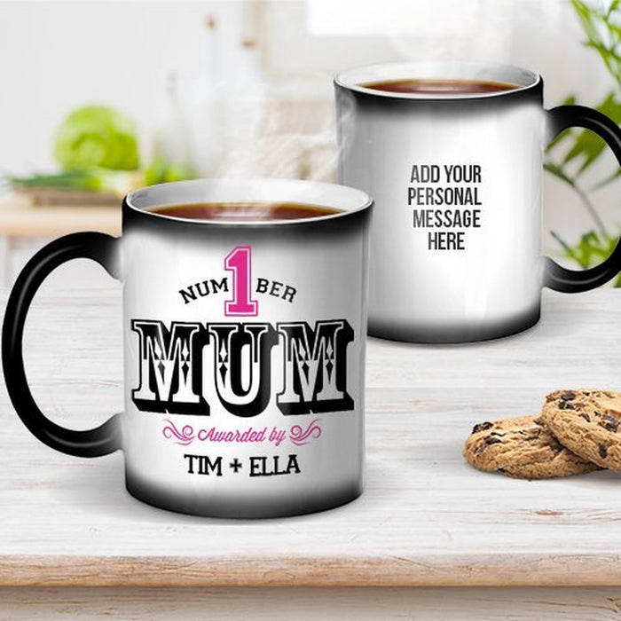 Number 1 Mum Ceramic Magic Mug