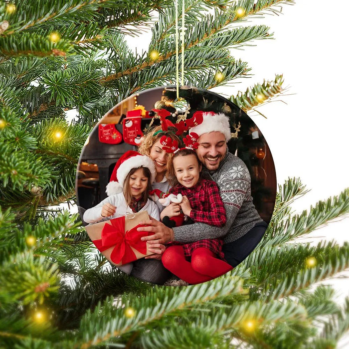 Photo Round Porcelain Ornament