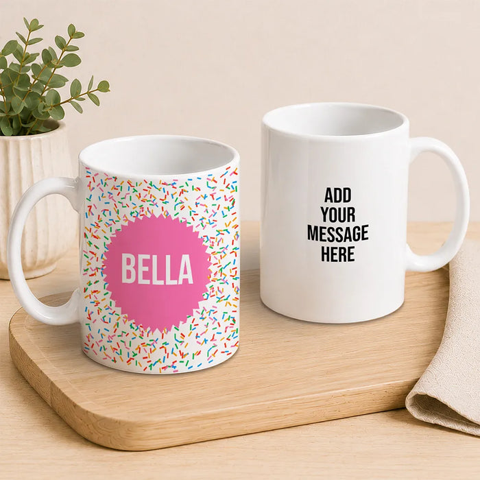Pink Confetti Coffee Mug