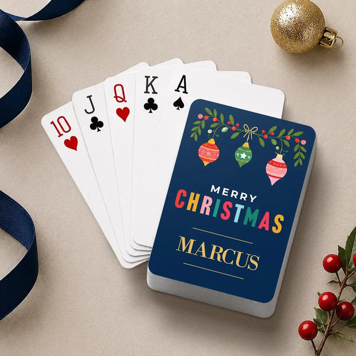 Christmas Bauble Playing Cards