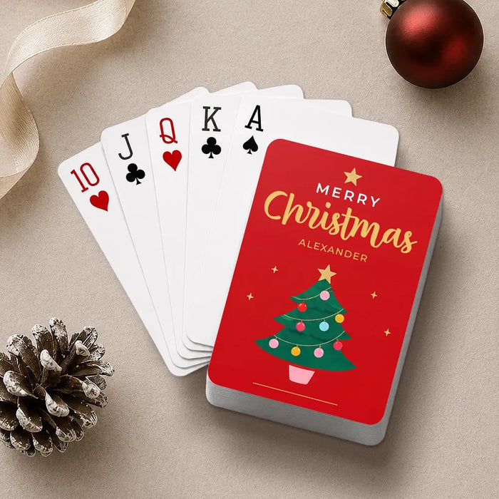 Colourful Tree Playing Cards