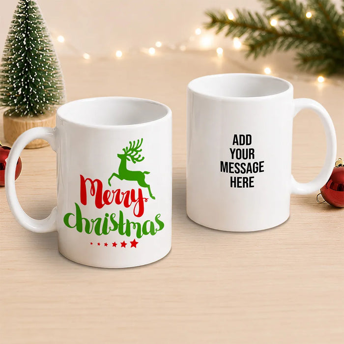 Reindeer Christmas Coffee Mug