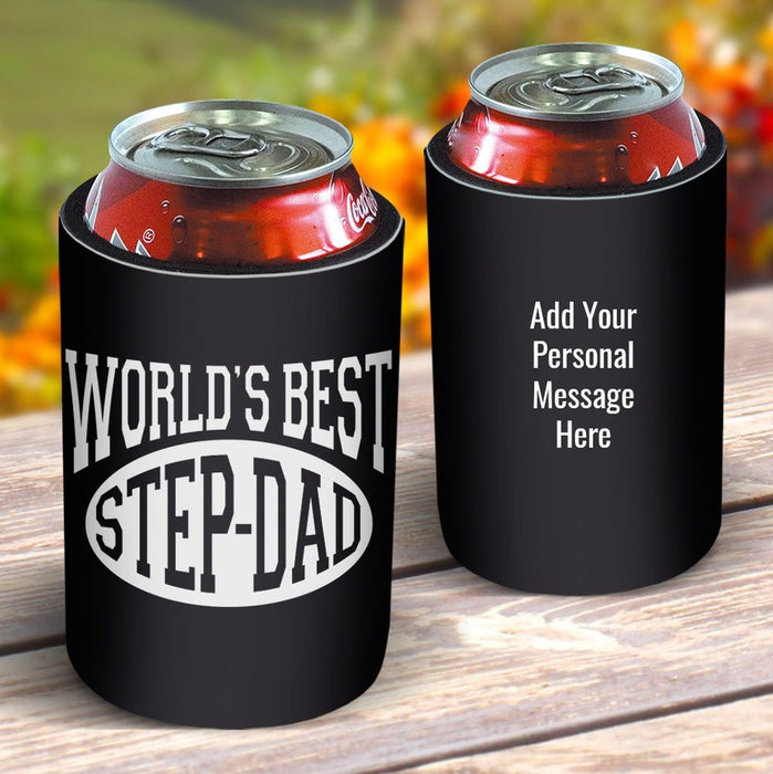 World's Best Step Dad Stubby Cooler