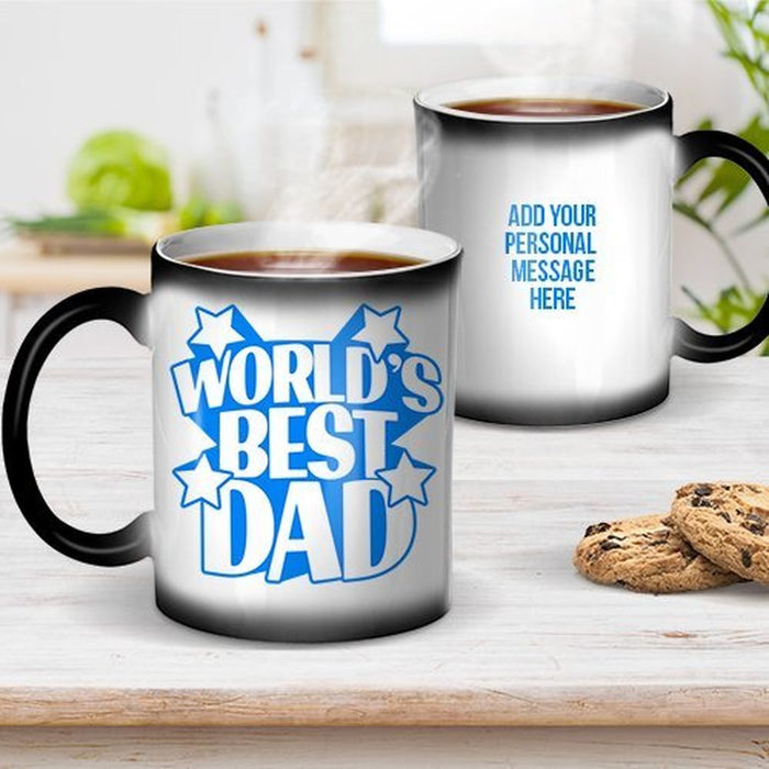 World's Best Dad Ceramic Magic Mug