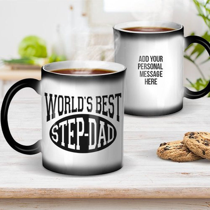 World's Best Step Dad Ceramic Magic Mug
