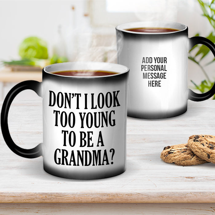 Young Grandma Ceramic Magic Mug