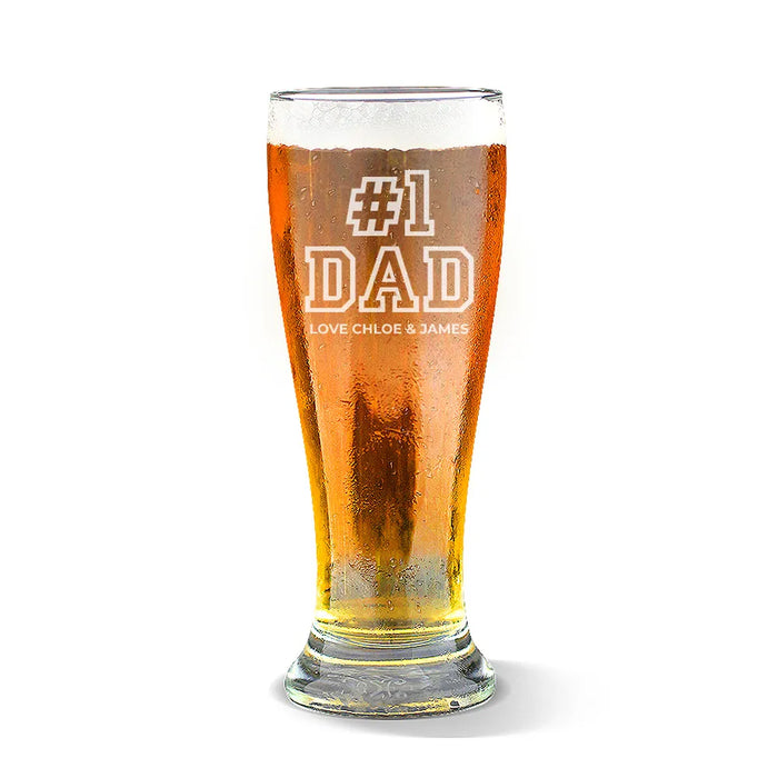 #1 Engraved Premium Beer Glass