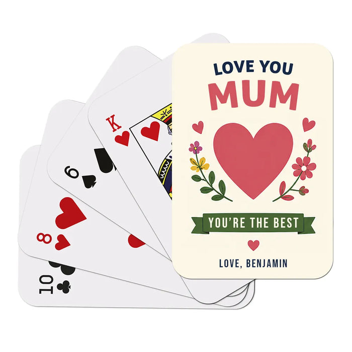 Love You Playing Cards