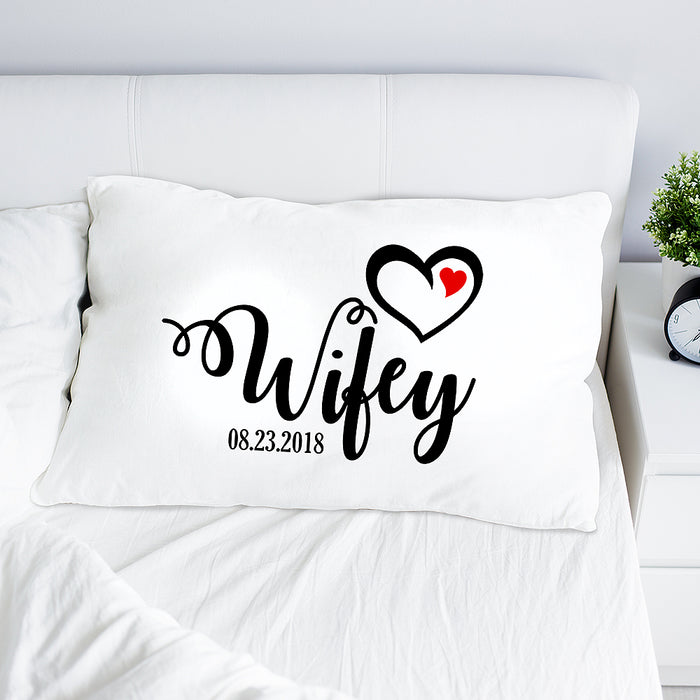 Wifey Pillow Case