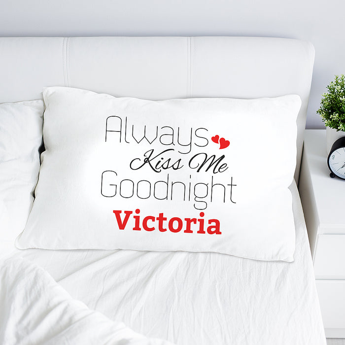 Red Kiss Pillow Case Fabness