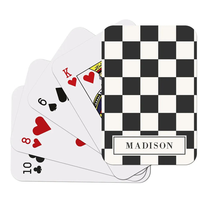 Checkerboard Playing Cards