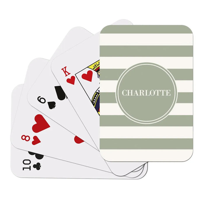 Circle Stripe Playing Cards