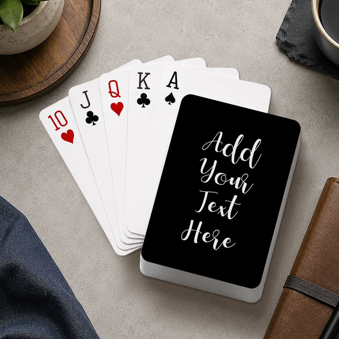 Add Your Own Message Playing Cards