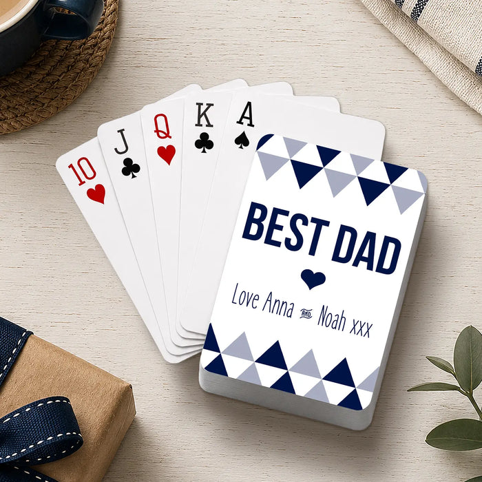 Best Dad Playing Cards