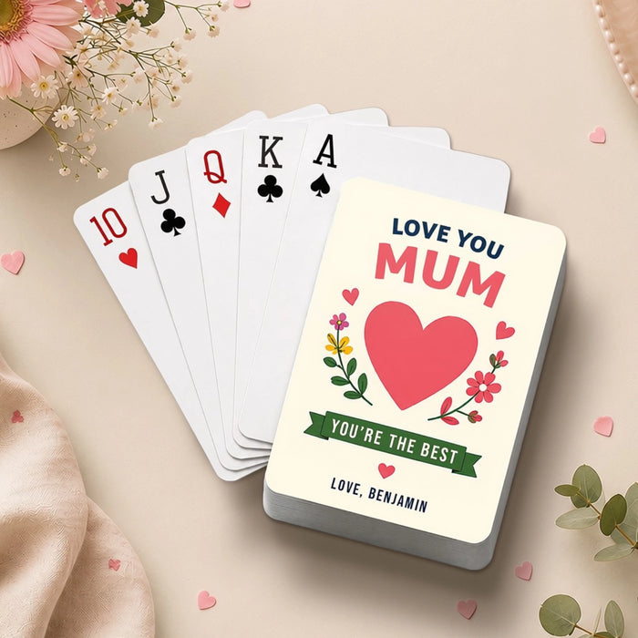Love You Playing Cards