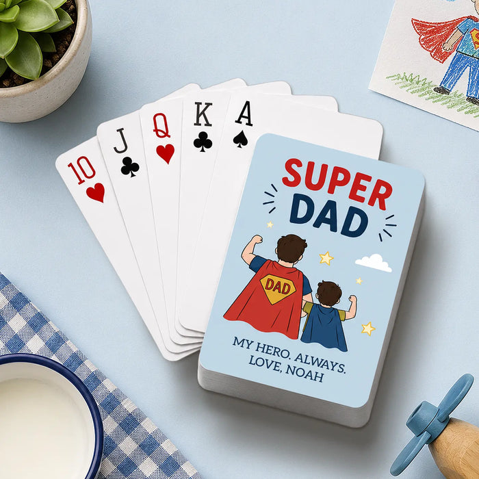 Super Dad Playing Cards