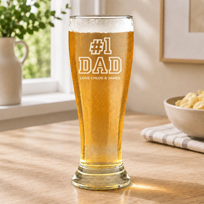 #1 Engraved Premium Beer Glass