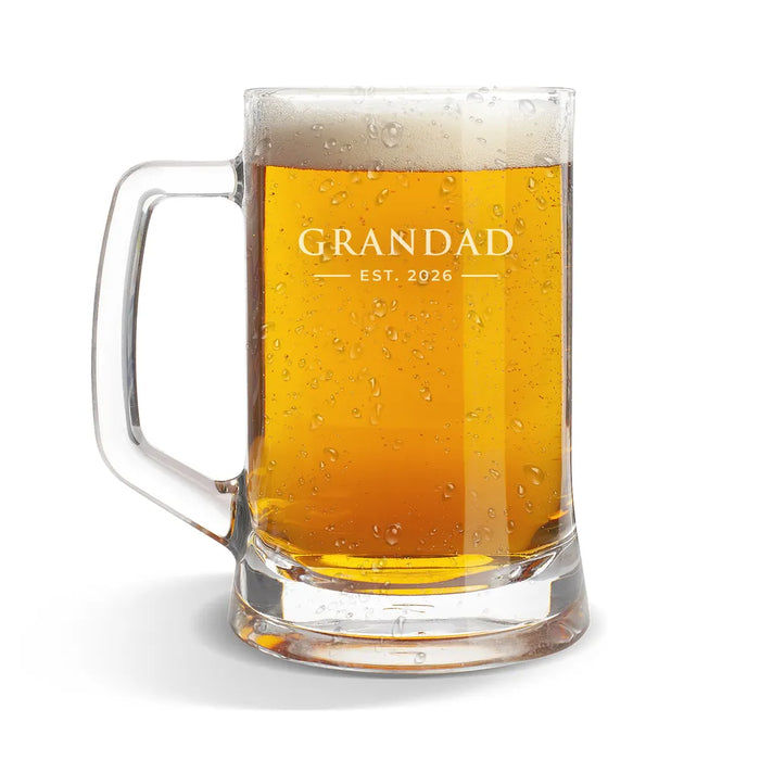 Established Glass Beer Mug