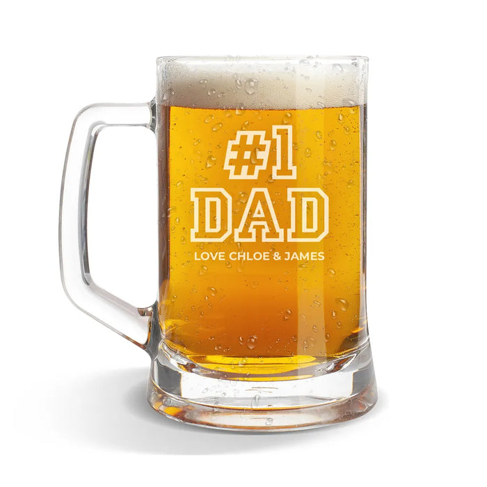 #1 Glass Beer Mug