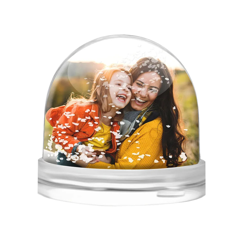 Personalised Glitter Snow Globes | Create a Photo Snow Globe – Fabness