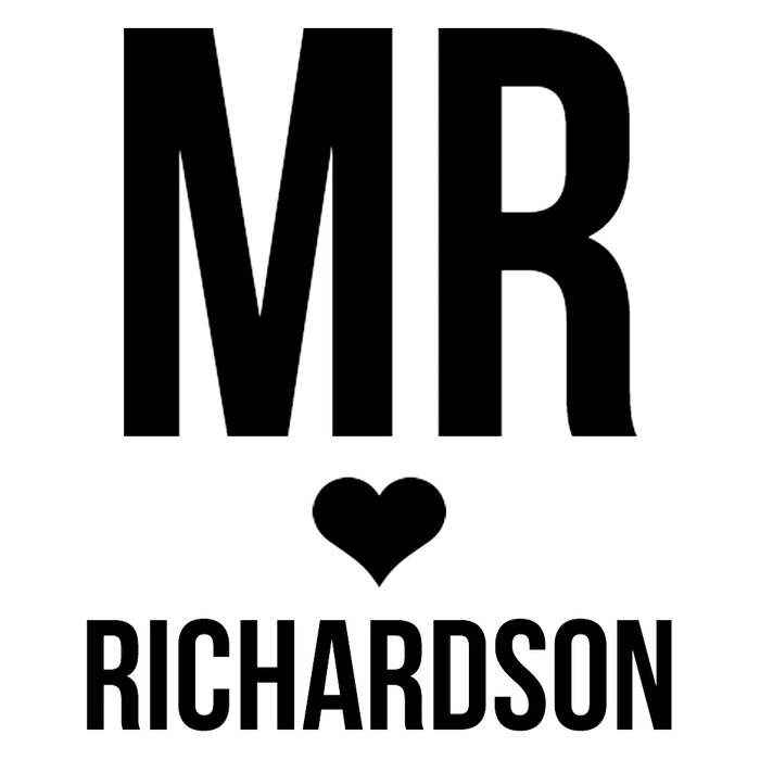 Mr Love Engraved Wine Glass