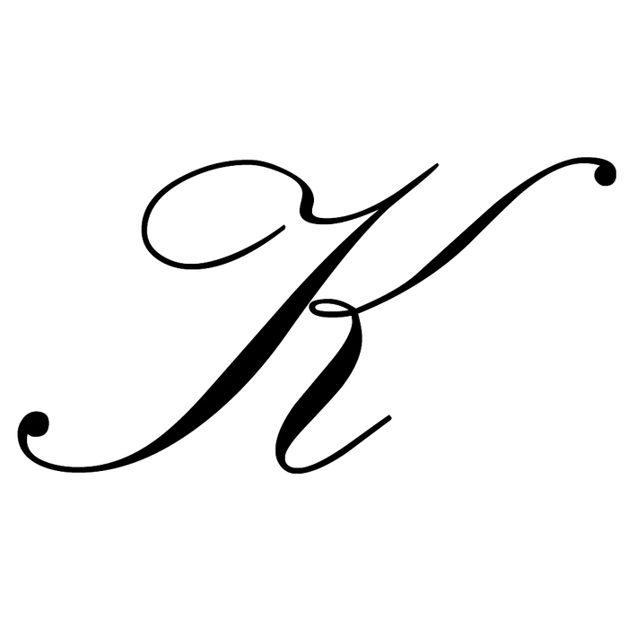 Single Initial Engraved Wine Glass