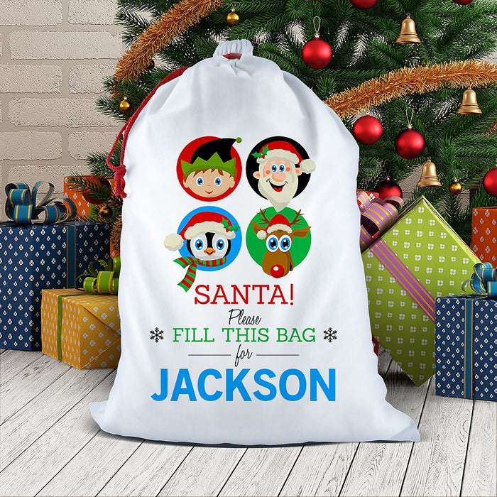 Fill This Bag Santa Sack