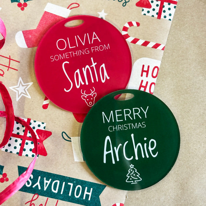Acrylic Gift Tag - Single